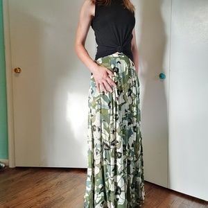 Hot tropics maxi skirt by free people